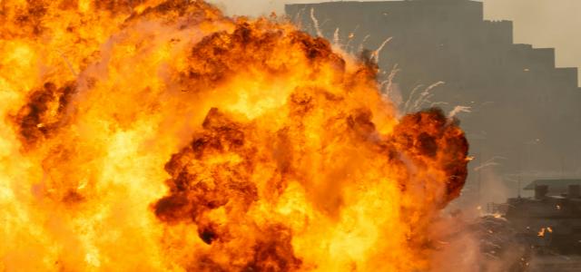 orange and yellow abstract painting by Jeff Kingma courtesy of Unsplash.